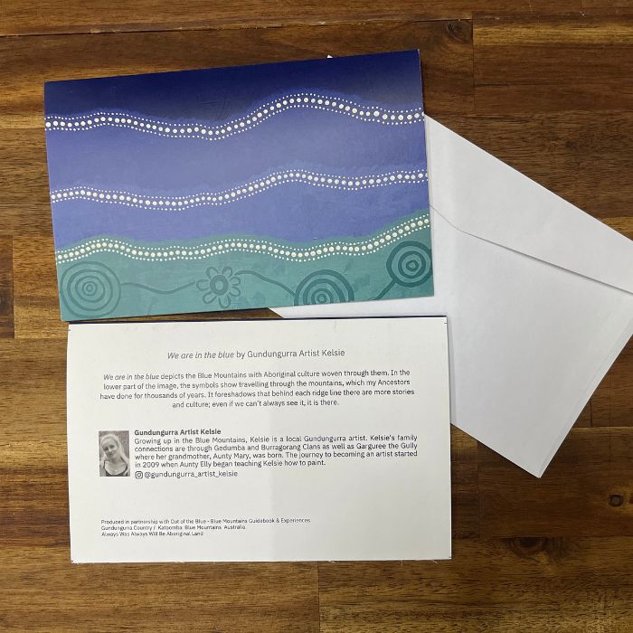 Gundungurra Artist Kelsie - Greeting Card