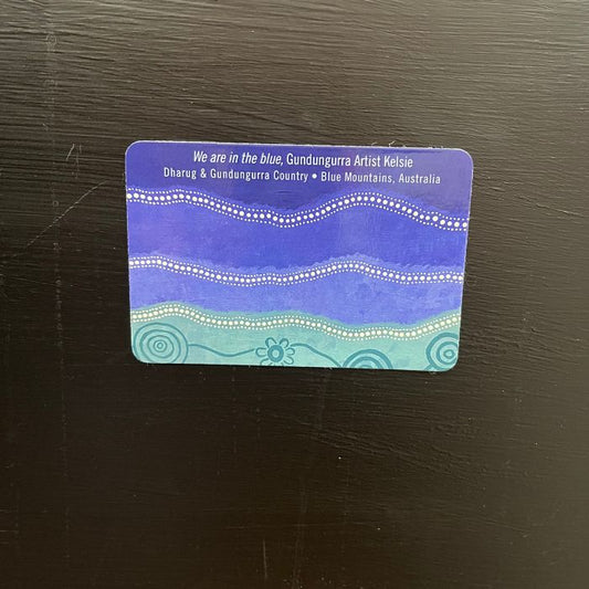 Gundungurra Artist Kelsie - Fridge Magnet